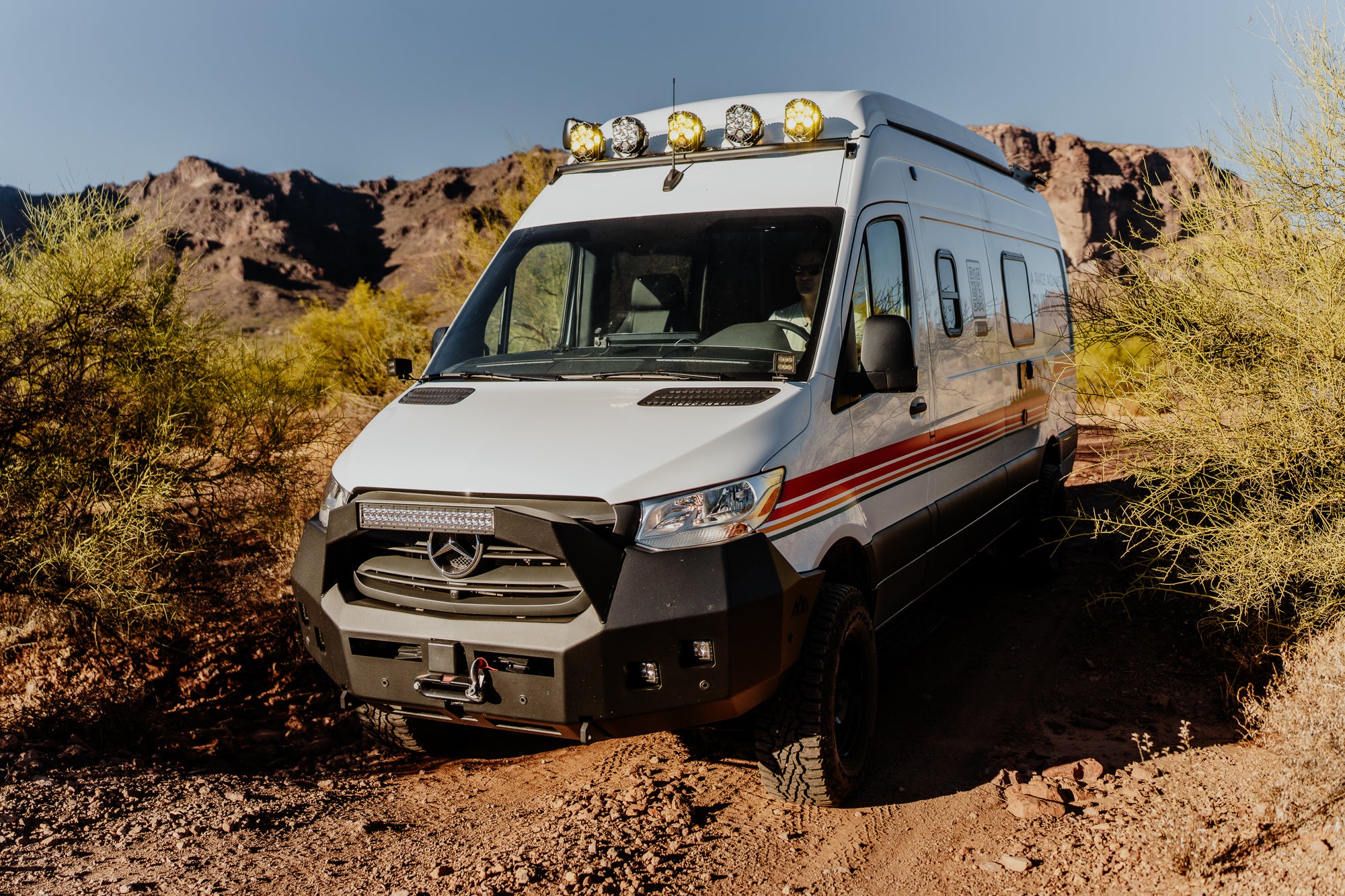 27North Adventure Van in the desert