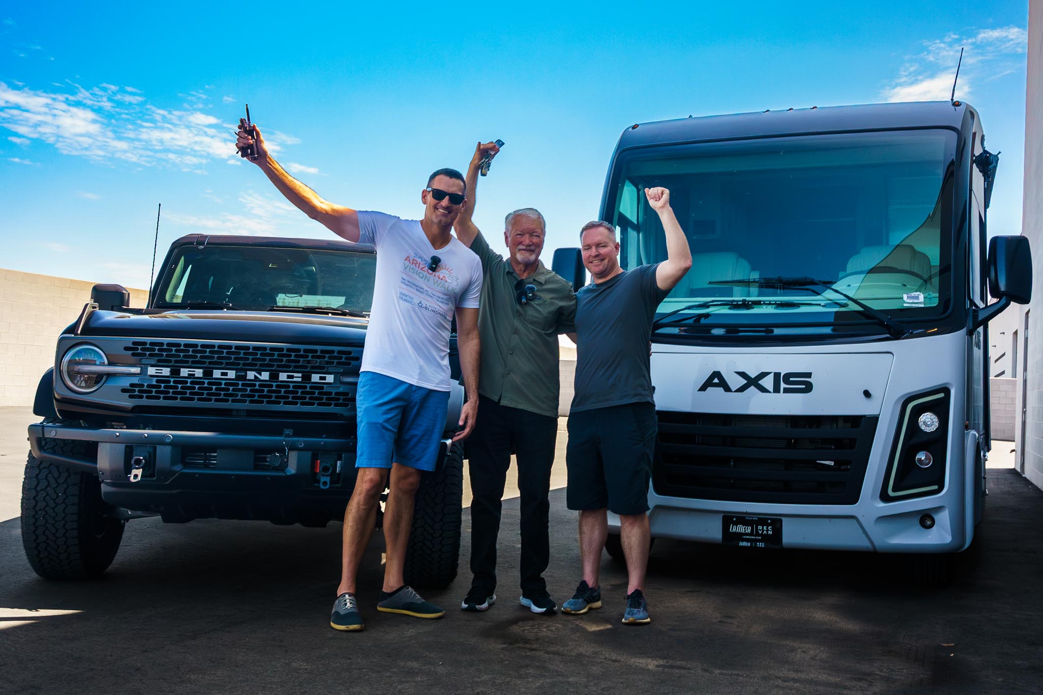 Dan M from CO, winner of Thor RV + Bronco + $50k cash