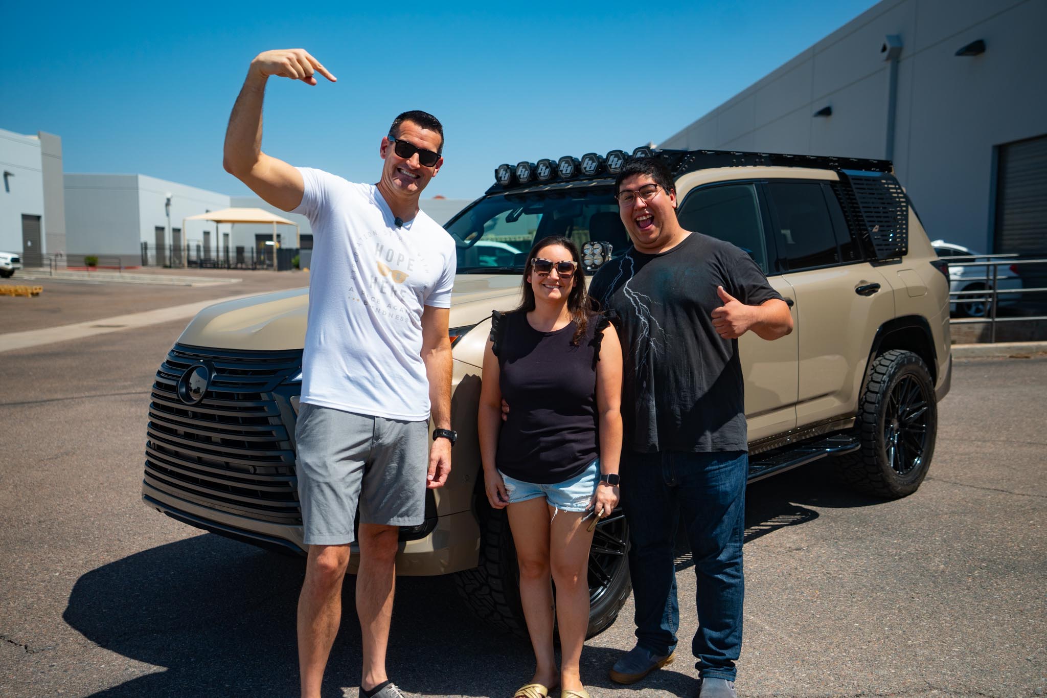 Korey C from TX, winner of 2nd Chance Lexus LX 700h Overtrail