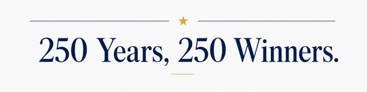 250 Years, 250 Winners — Winner List