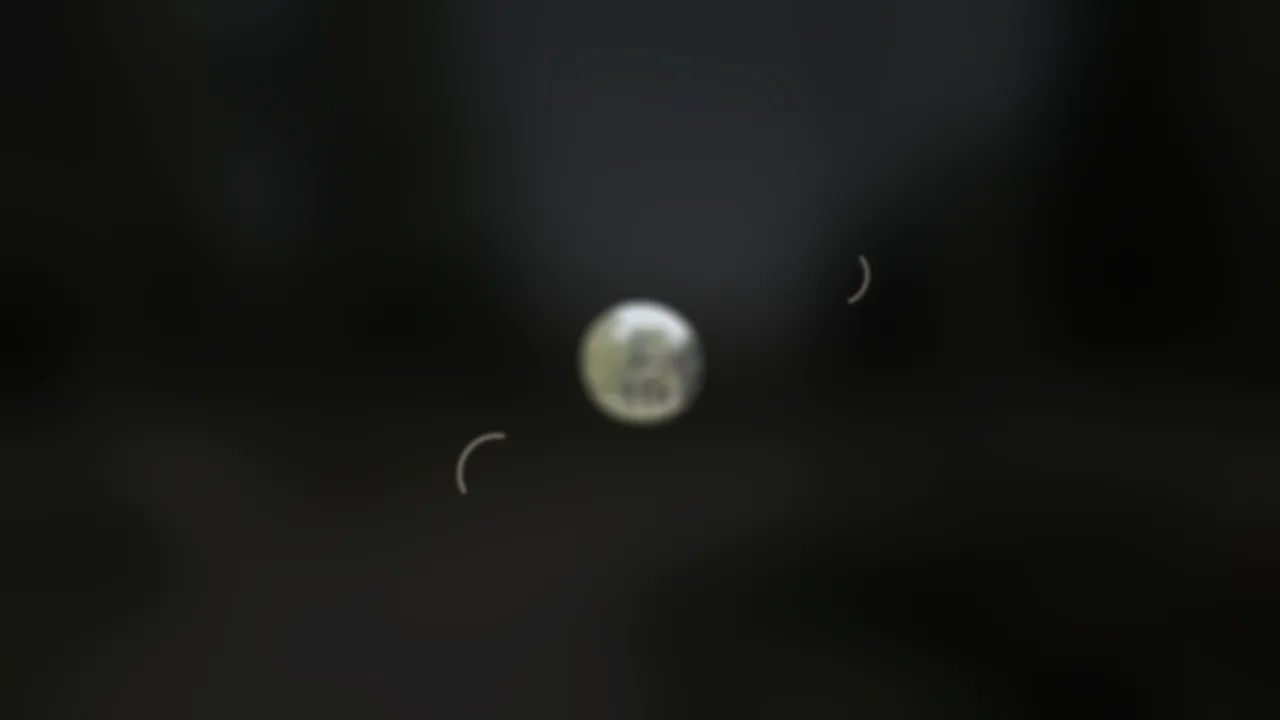 A small central island of sight in dark.